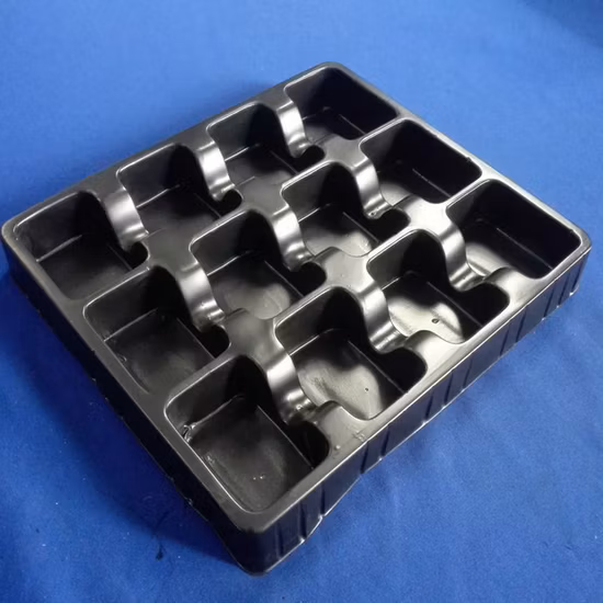 Plateau d'emballage blister en PVC blanc Plateau blister en plastique