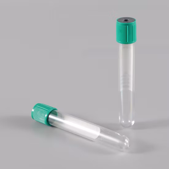 Hôpital médical jetable en plastique PP/Pet/verre bouchon violet activateur de caillot citrate de sodium 5 ml K2 K3 EDTA bouchon violet sérum sous vide tube de prélèvement sanguin
